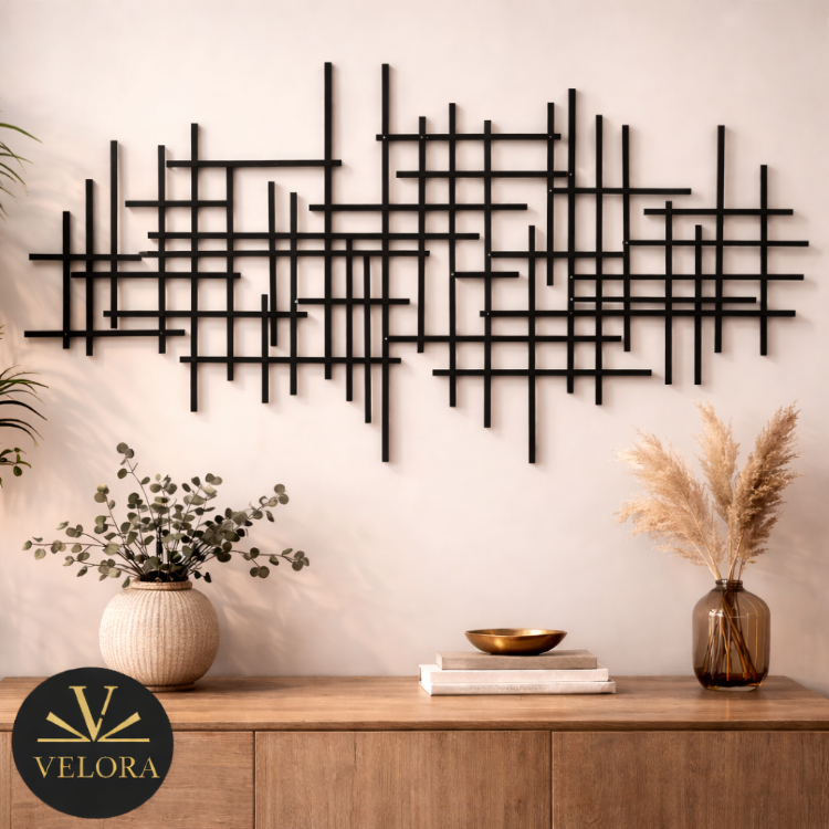 Duvar Motif 1 Dekorasyon Metal Tablo