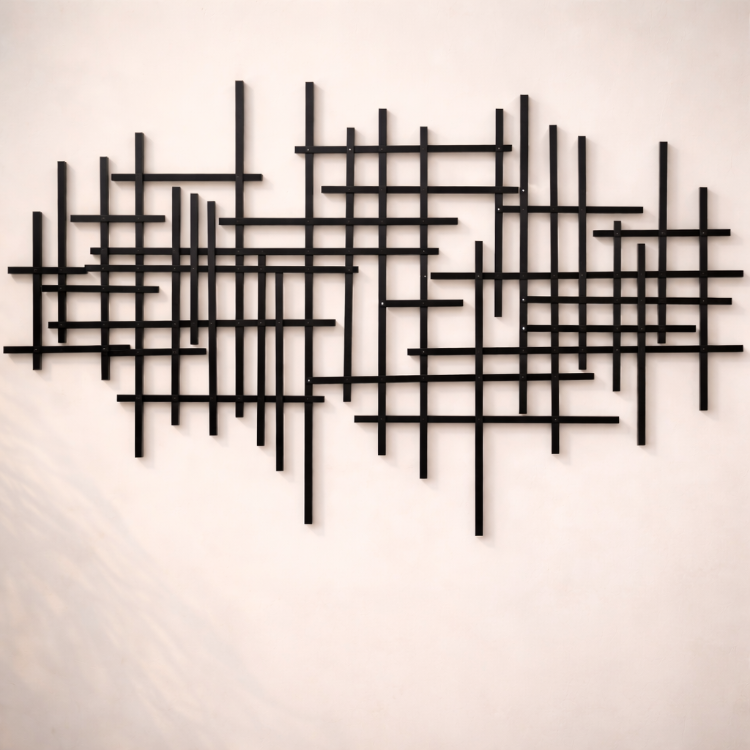 Duvar Motif 1 Dekorasyon Metal Tablo