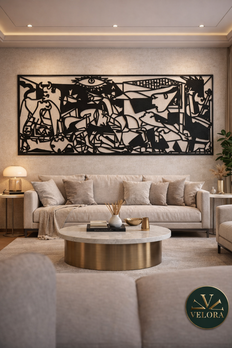 Picasso Guernica Dekoratif Metal Tablo