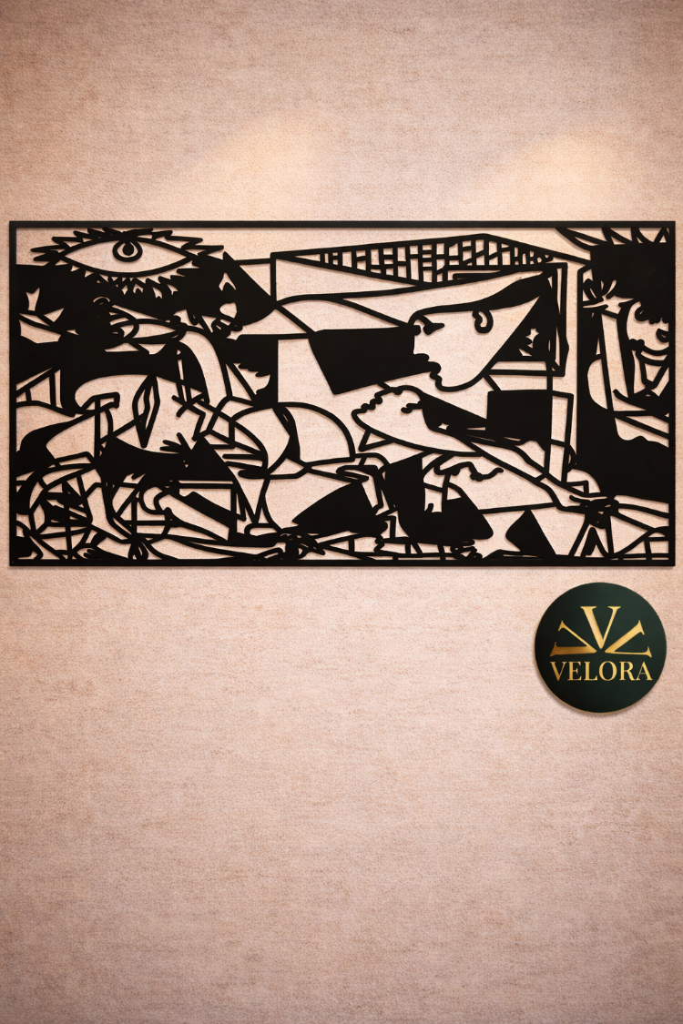 Picasso Guernica Dekoratif Metal Tablo