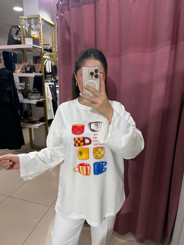 Baskılı bluz