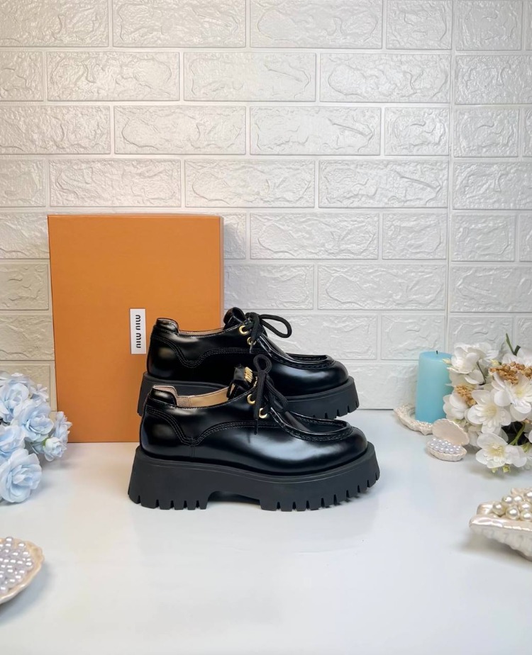 MIU MIU PLATFORM DERBY