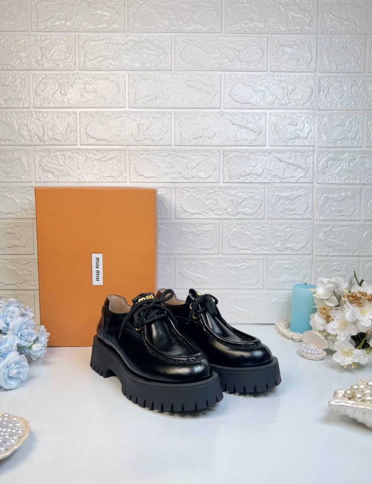MIU MIU PLATFORM DERBY