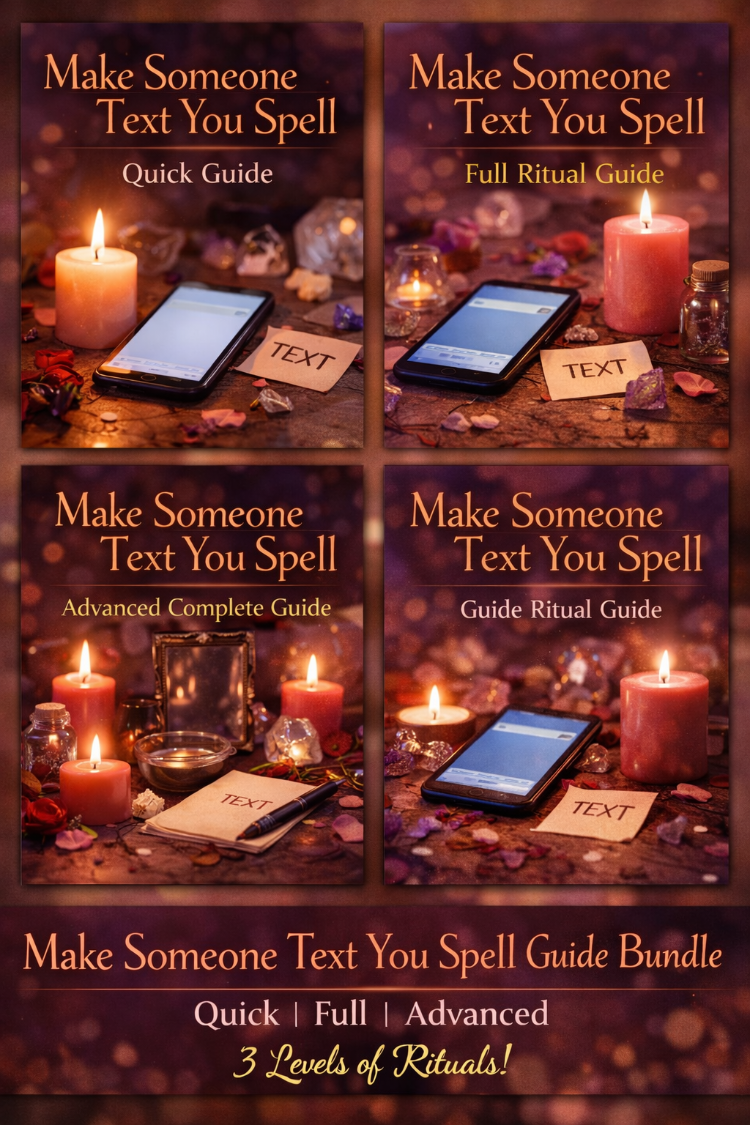Make Someone Text You Spell | Yurt Dışı Kaynaklı Spiritüel PDF Rehberi  ✨