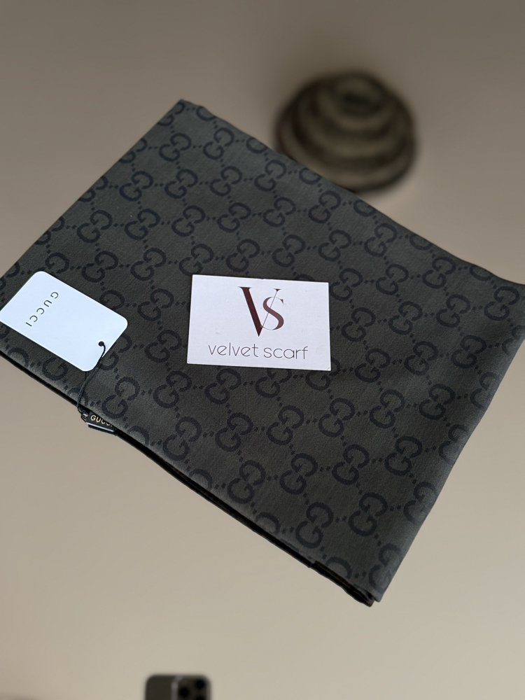 GUCCI YÜN İPEK ŞAL HAKİ