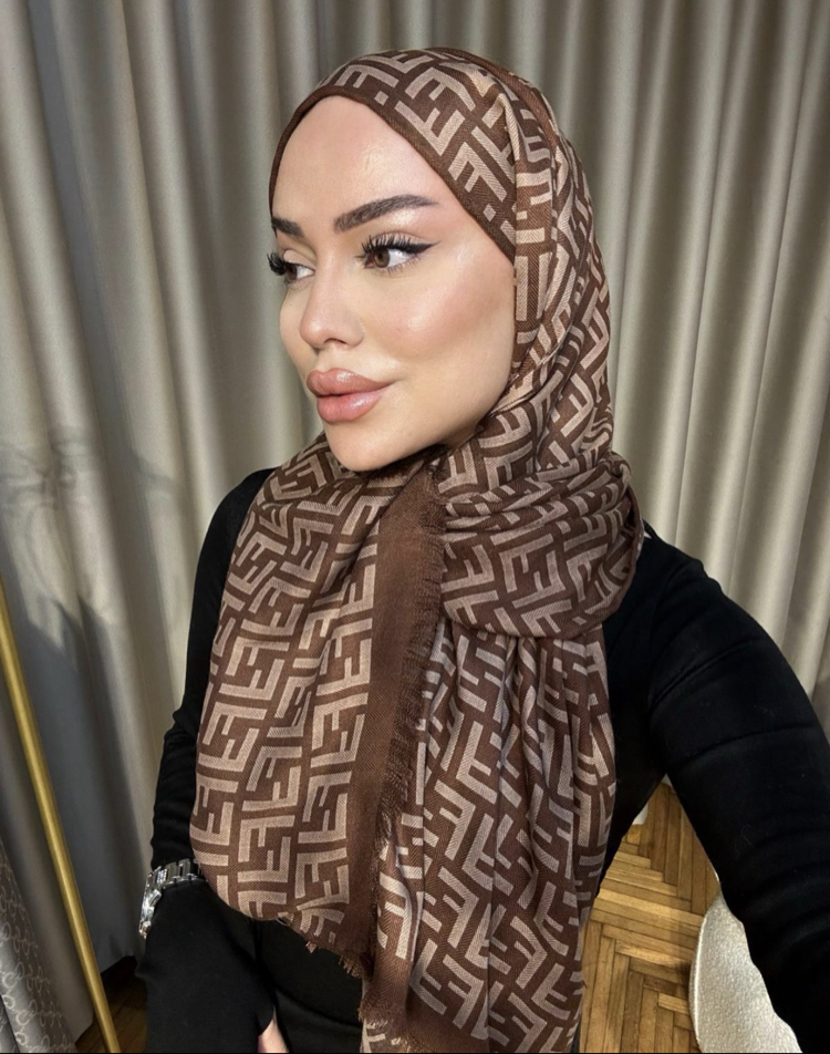 FENDİ YÜN KAŞMİR ŞAL