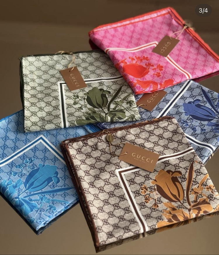 GUCCI TWİLL İPEK İTHAL EŞARP