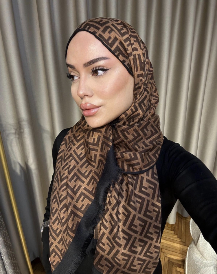 FENDİ YÜN KAŞMİR ŞAL