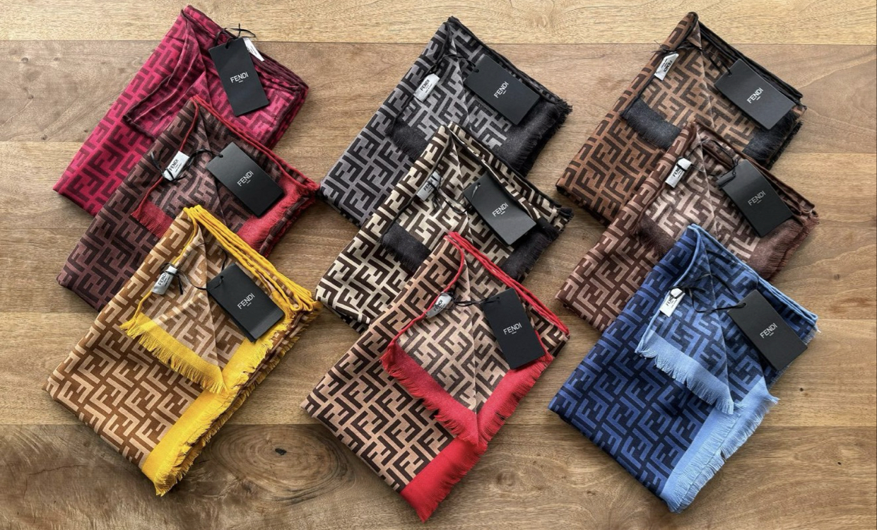 FENDİ YÜN KAŞMİR ŞAL