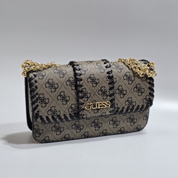 GUESS FÜME RENKLİ KADIN ÇANTASI (1. KALİTE)