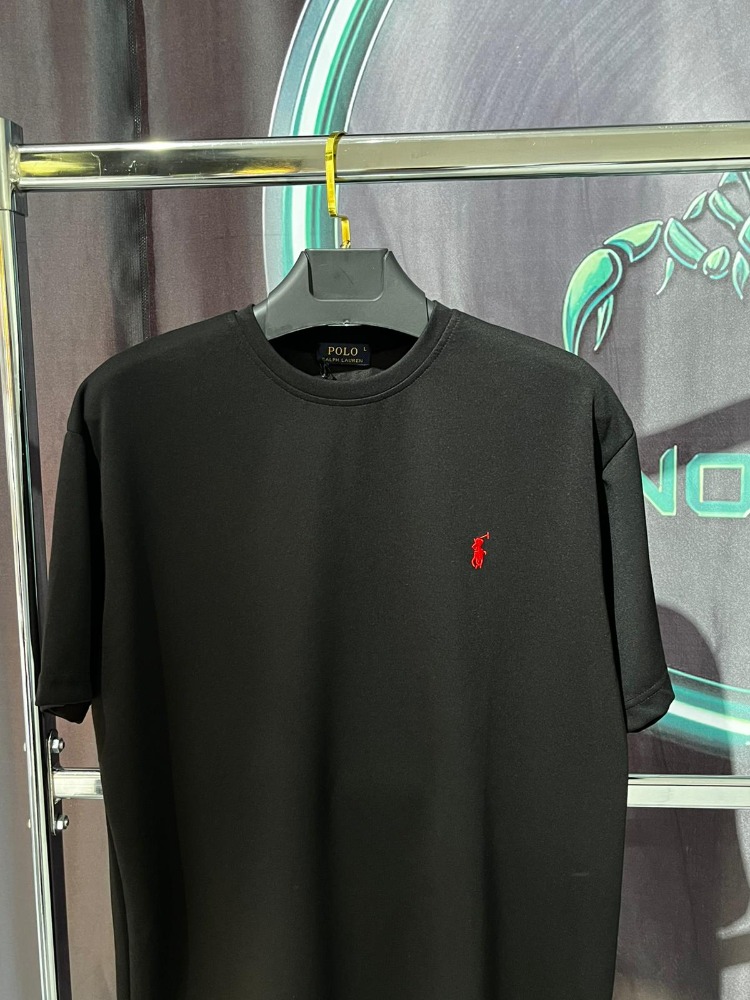 Polo Ralph Lauren Siyah Premium Bisiklet Yaka Tshirt