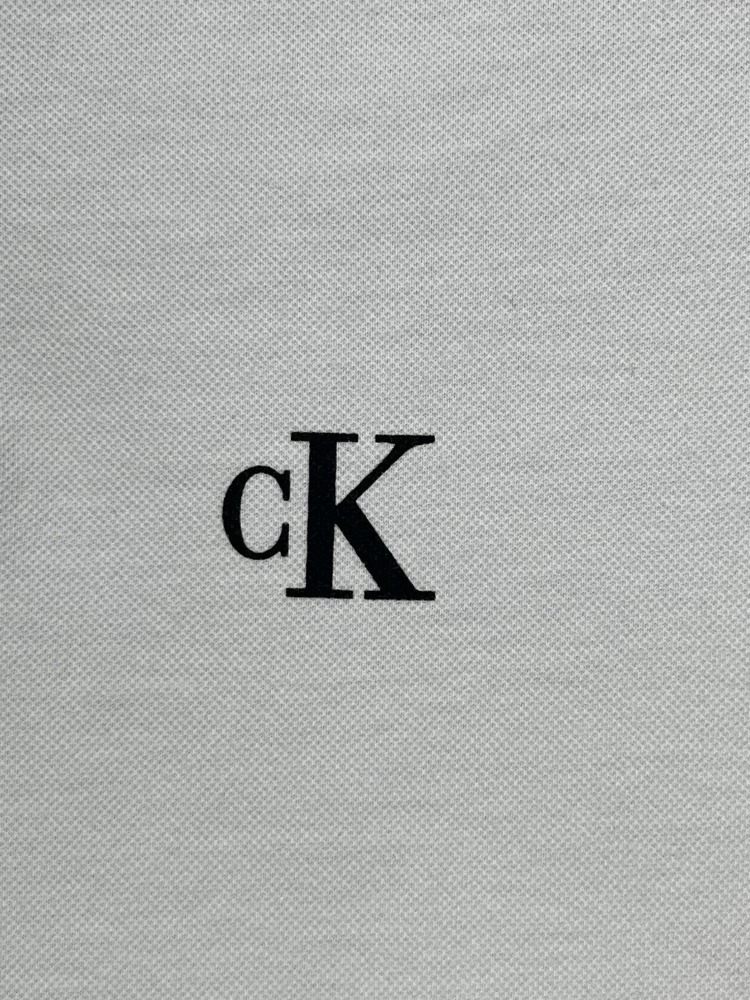 Calvin Klein Beyaz Premium Polo Yaka Tshirt