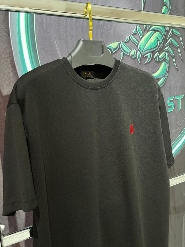 Polo Ralph Lauren Siyah Premium Bisiklet Yaka Tshirt