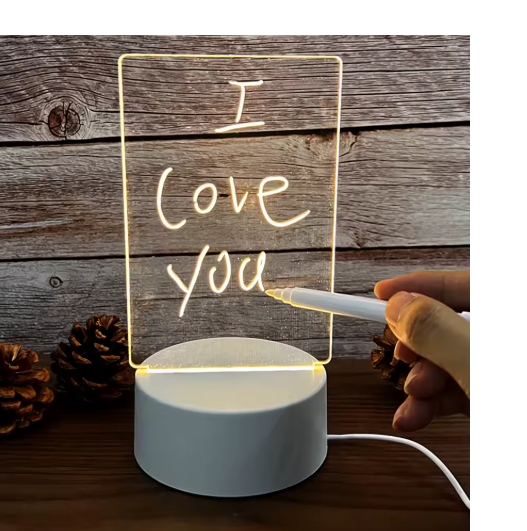 LED Yazı Tahtası Gece Lambası