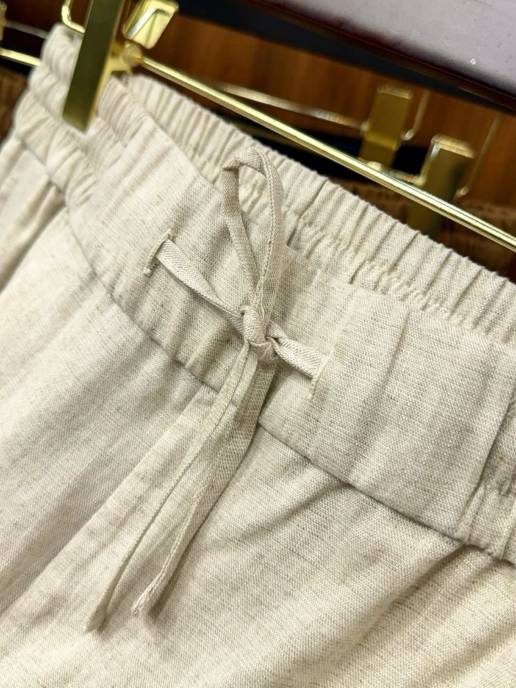 Zegna Linen Drawstring Trousers