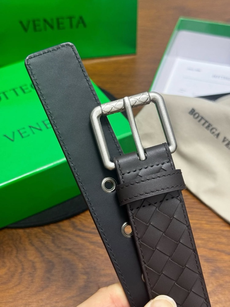 Bottega Veneta Intrecciato Leather Belt