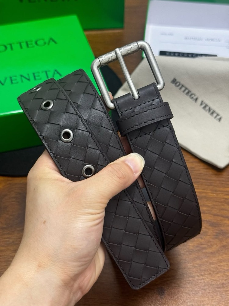 Bottega Veneta Intrecciato Leather Belt