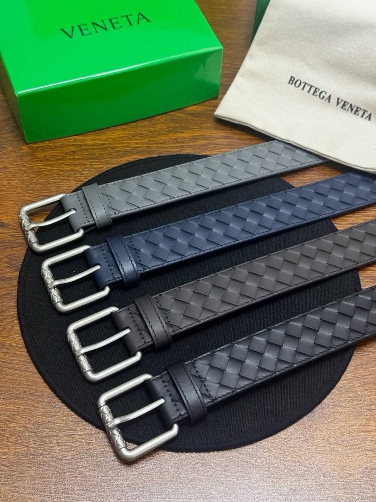 Bottega Veneta Intrecciato Leather Belt