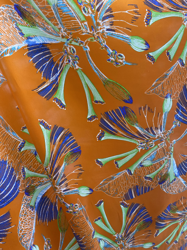 Solar Botanik Saf İpek Kimono
