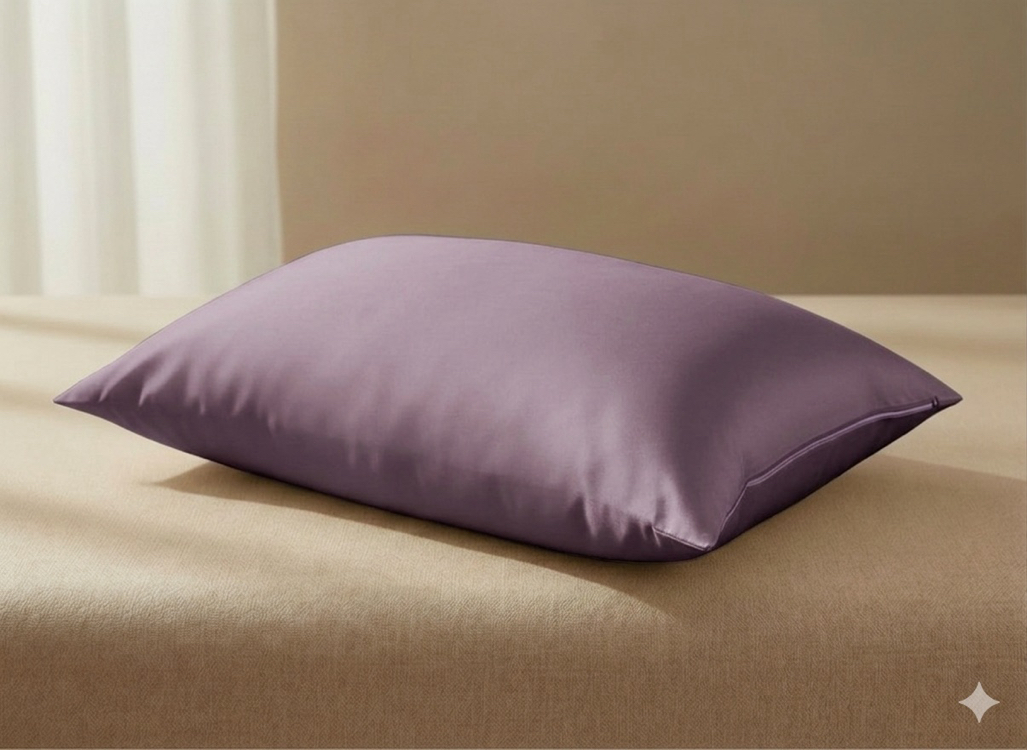 %100 Mulberry İpek Yastık Kılıfı, Mor