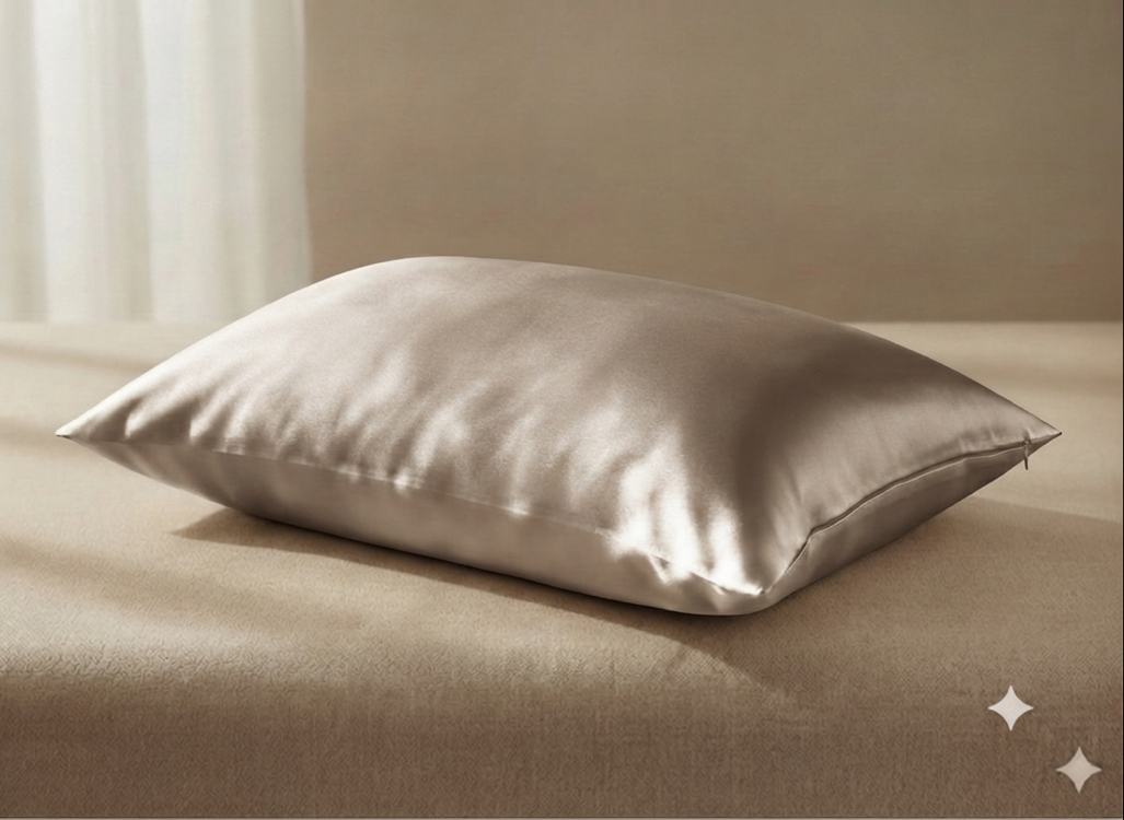 %100 Mulberry İpek Yastık Kılıfı, Vizon