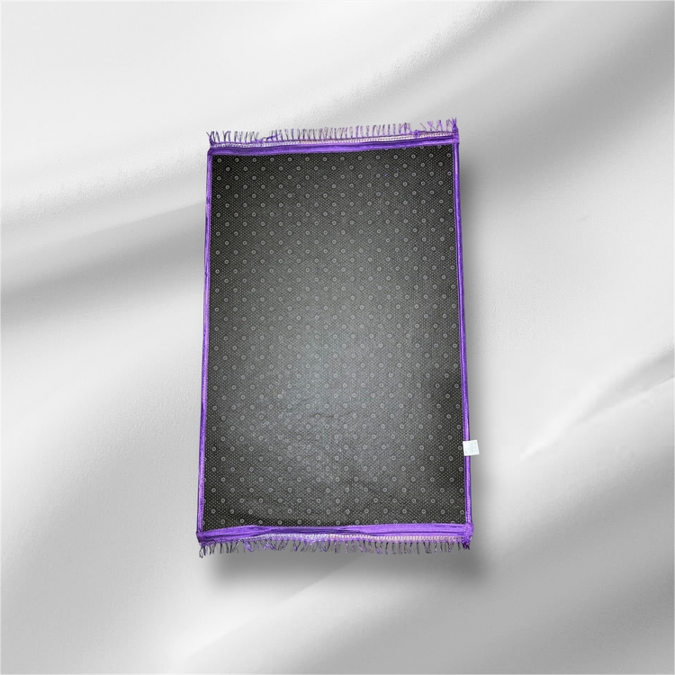Lüks Mor Peluş Seccade