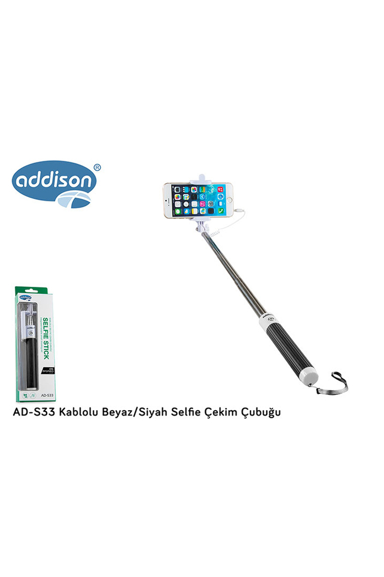 Addison Kablolu Selfie Çekim Çubuğu