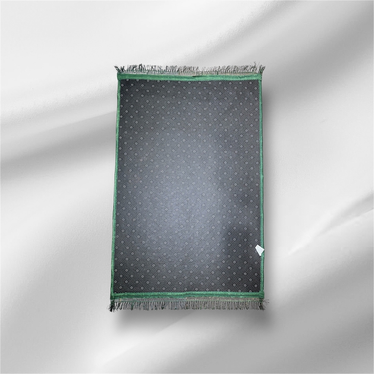 Lüks Yeşil Peluş Seccade