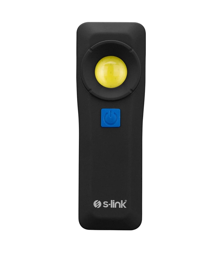 S-Link SL-F593 3W Cob LED Pilli Lensli Özel Tasarımlı Manyetik Tutuculu El Feneri
