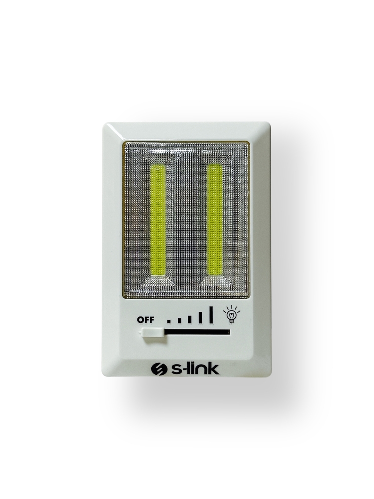 S-link SL-8700 Kademe Ayarlı Led 3*AAA Pilli Gece Lambası