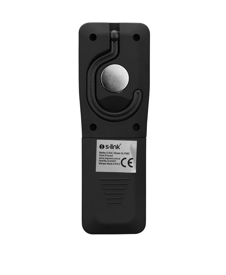 S-Link SL-F593 3W Cob LED Pilli Lensli Özel Tasarımlı Manyetik Tutuculu El Feneri