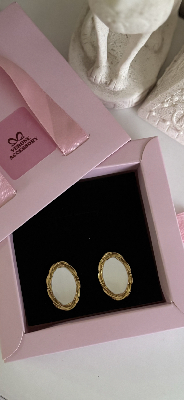 Tasarım Gold Ayna Küpe