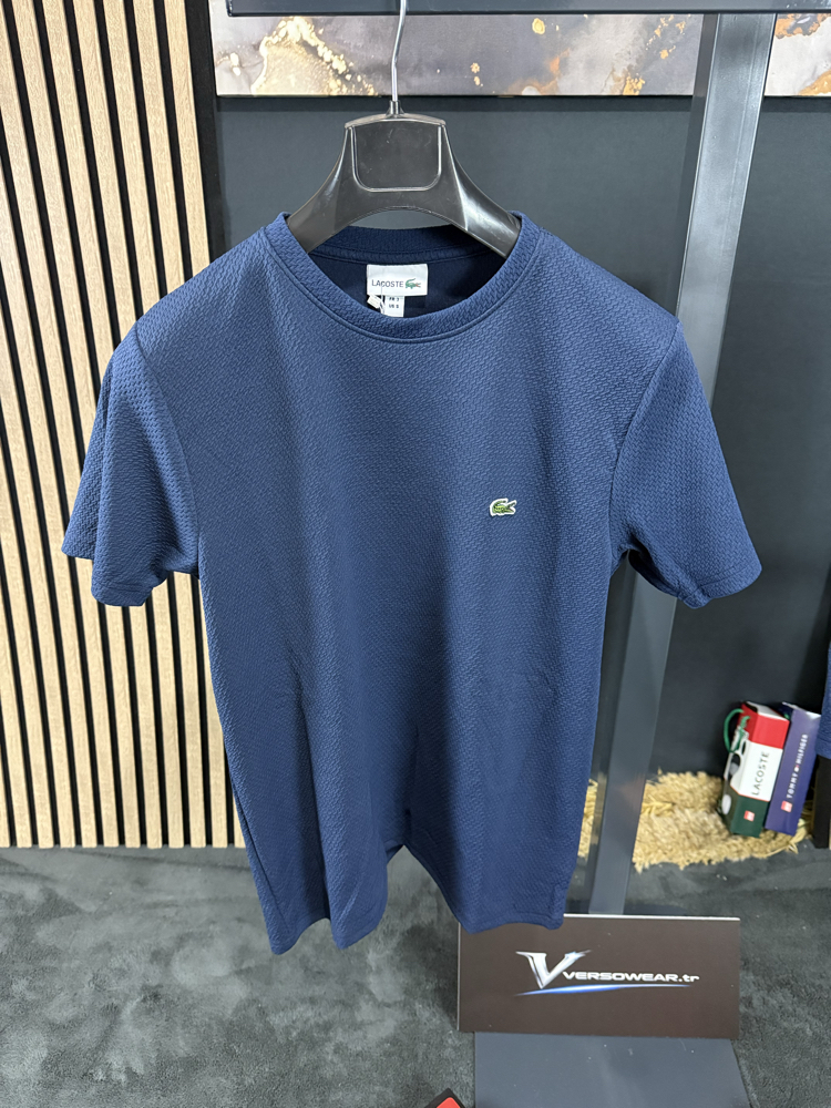 Lacoste Mesh Kumaş Şort Takım (lacivert)