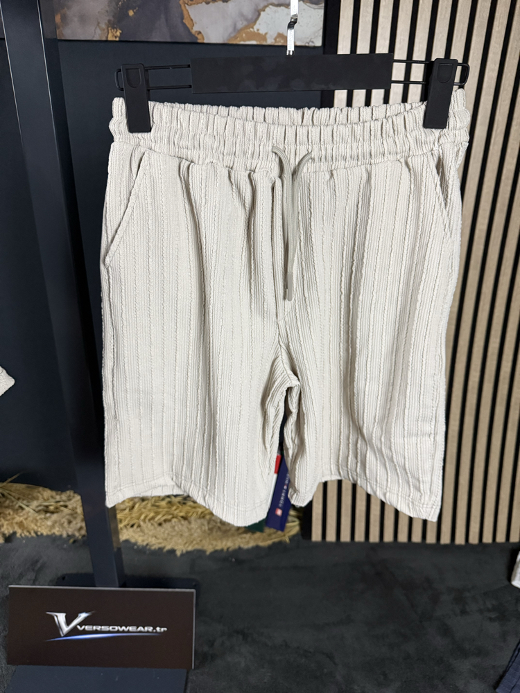 Lacoste Fitilli Şort Takım (krem)