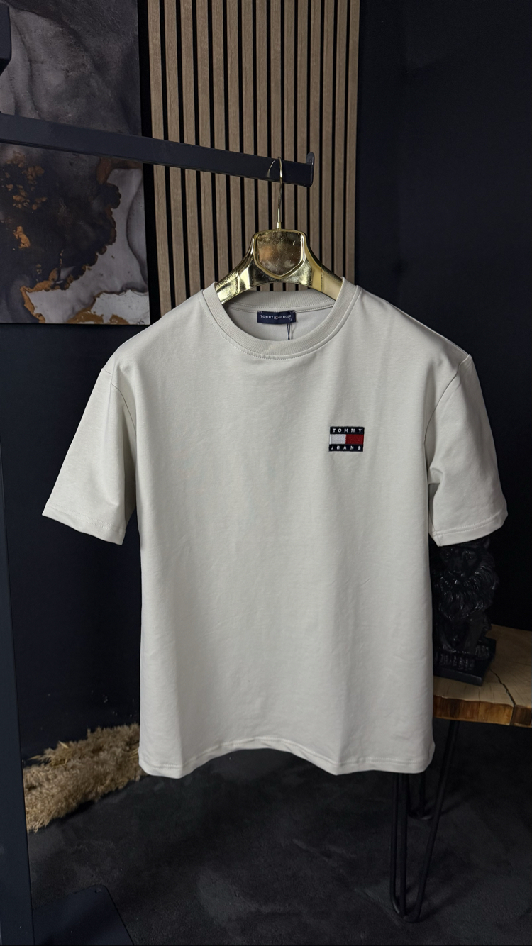 Tommy Hilfiger Oversize T-shirt (krem)