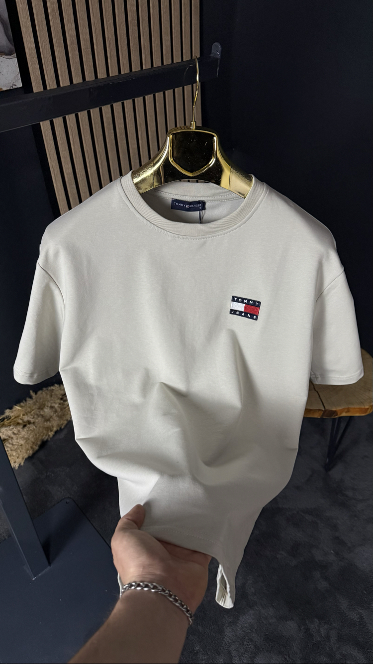 Tommy Hilfiger Oversize T-shirt (krem)