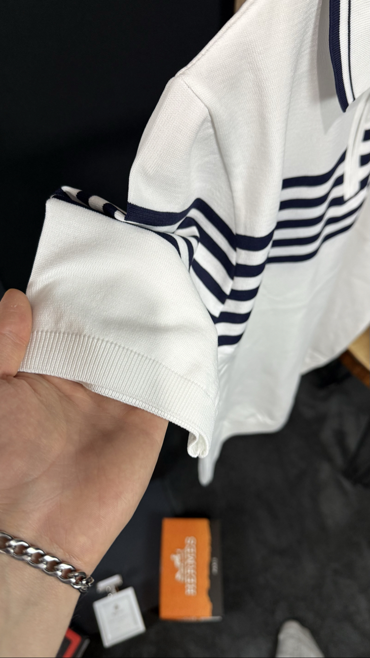 Triko Doku Polo Yaka T-shirt (beyaz)
