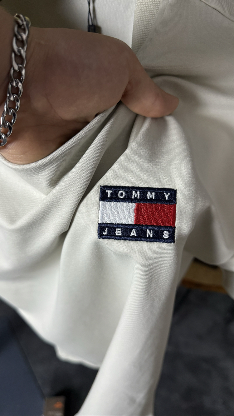Tommy Hilfiger Oversize T-shirt (krem)