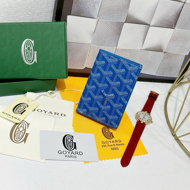Imported | Ithal Goyard Pocket Organizer - Blue