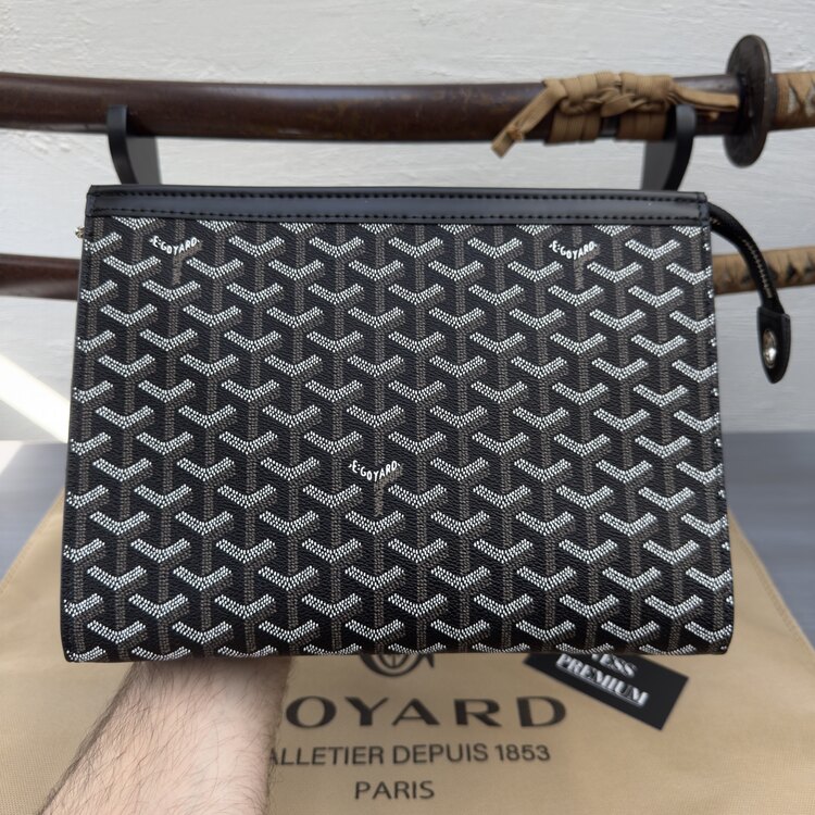 Goyard Clutch Bag - Black