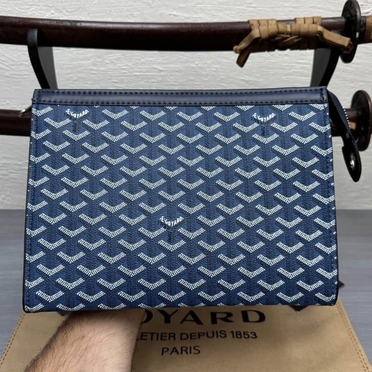 Goyard Clutch Bag - Navy Blue
