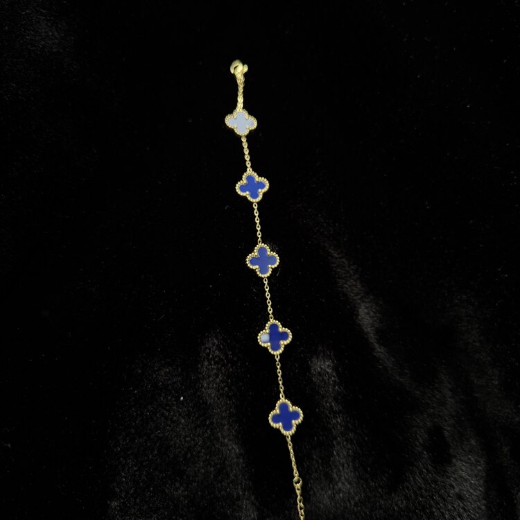 Van Cleef Bracelet - Blue & Gold
