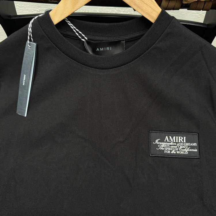 Amiri Signature Script Graphic TShirt - Black