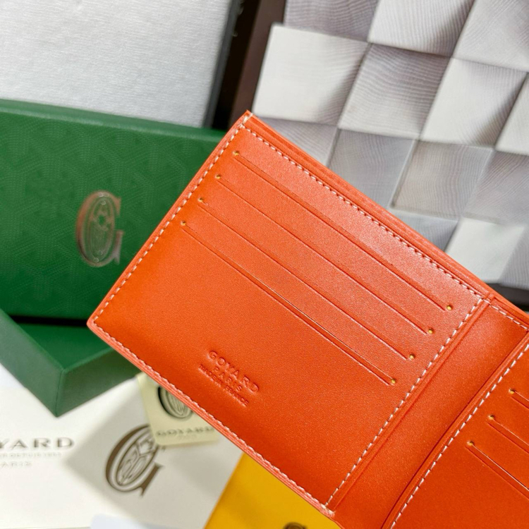 Imported | Ithal Goyard Wallet - Orange