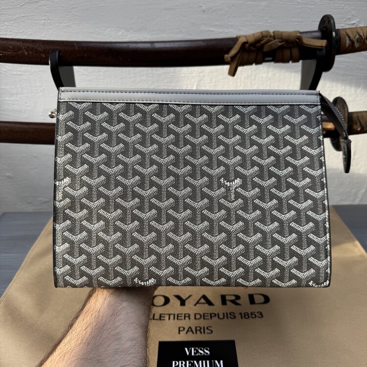 Goyard Clutch Bag - Gray