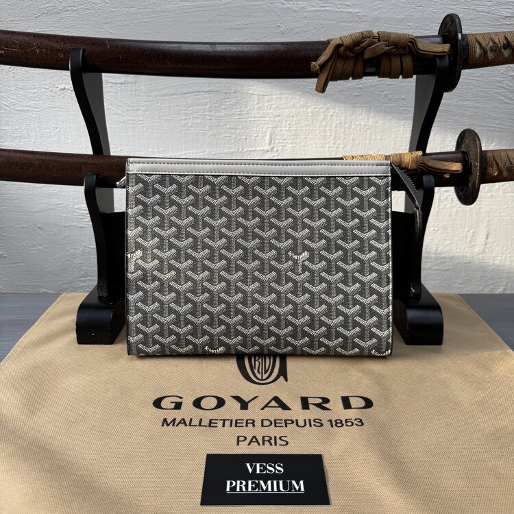 Goyard Clutch Bag - Gray