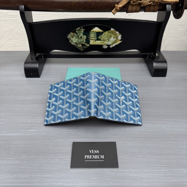 Goyard Wallet - Dark Blue