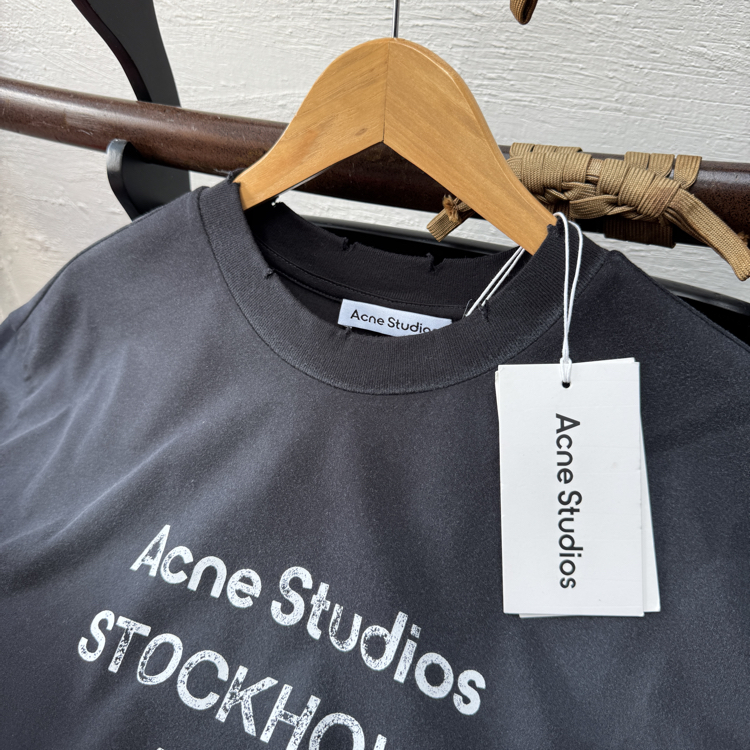 Ön Sipariş | Acne Studios Long Sleeve Shirt - Black
