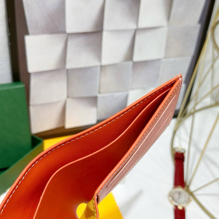 Imported | Ithal Goyard Wallet - Orange