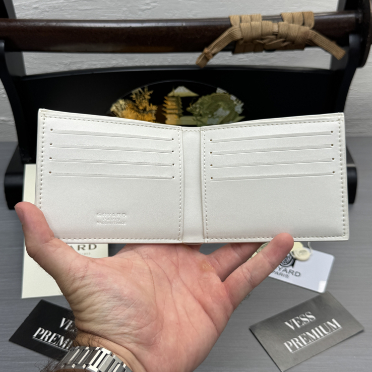 Imported | Ithal Goyard Wallet - White